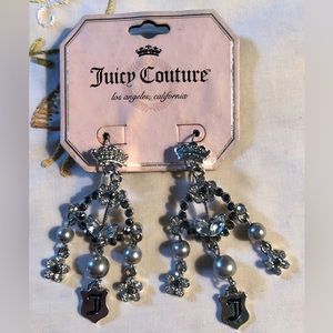 NWT Juicy Couture Chandelier Earrings